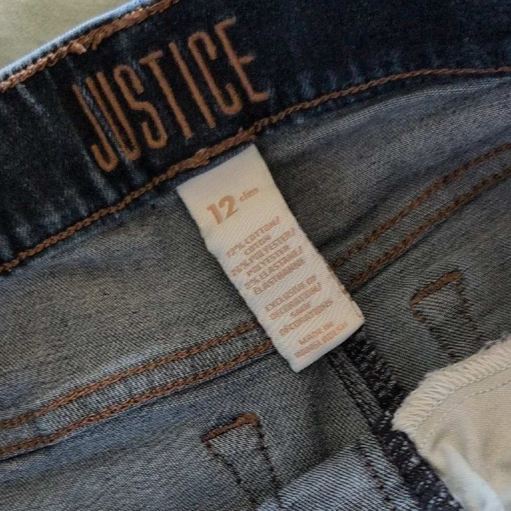 Justice Capri Blue Jeans